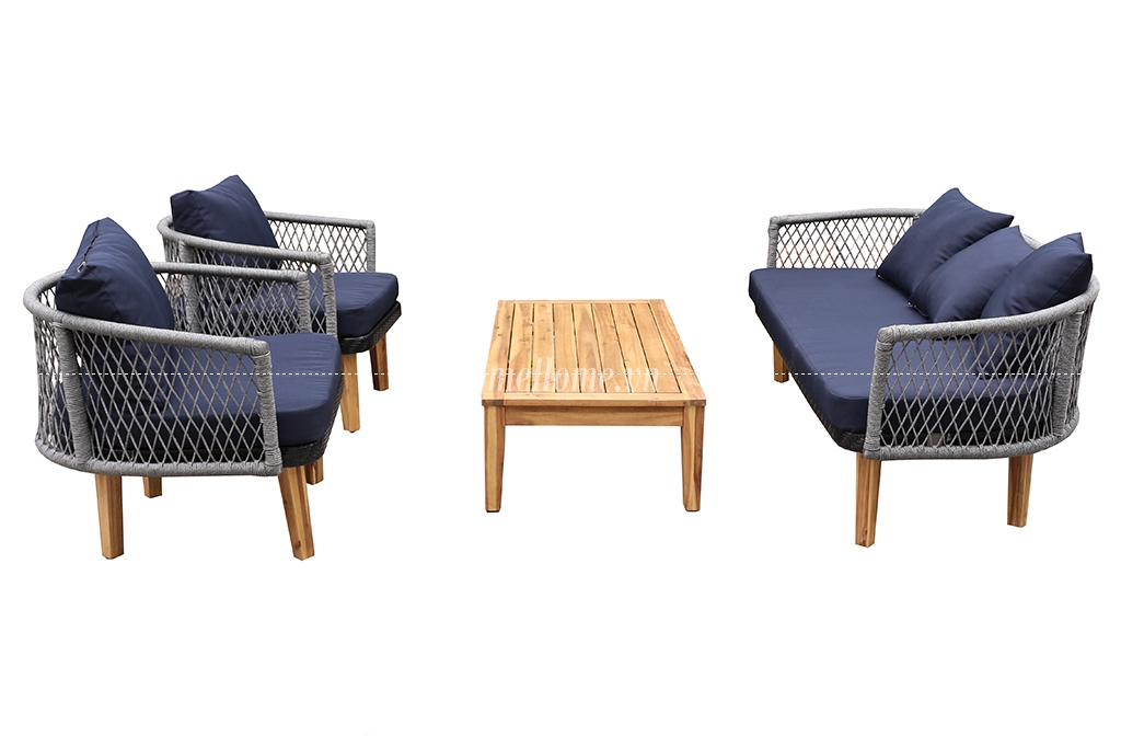 SOFA PE RATTAN WICKER FURNITURE - CH4280A-4GY