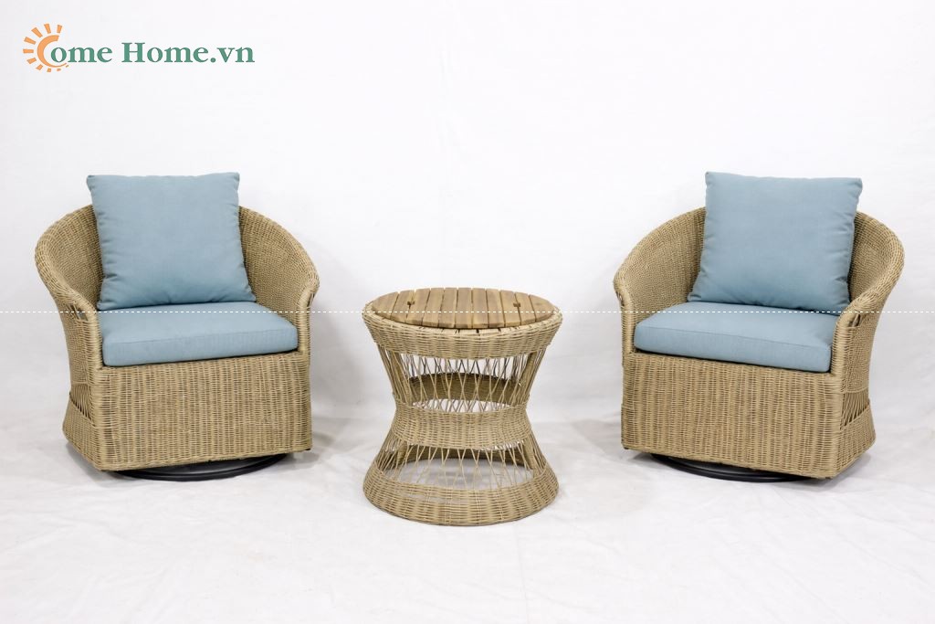 Handwoven PE plastic furniture Sofa – Outdoor Synthetic Wicker Furniture-CH5449