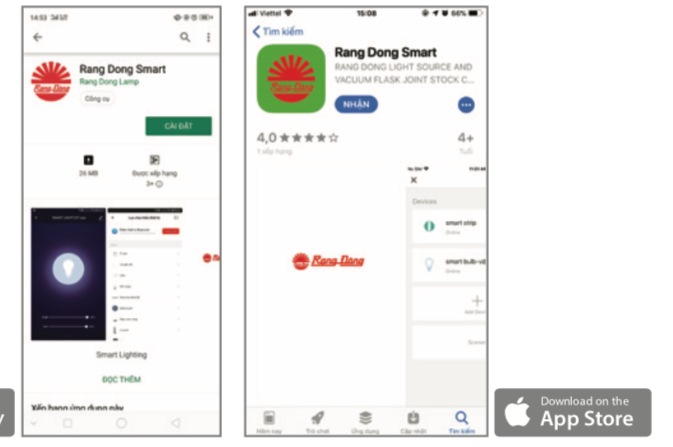 Hướng dẫn đăng ký tài khoản mới trên app Rạng Đông Smart nhà thông minh