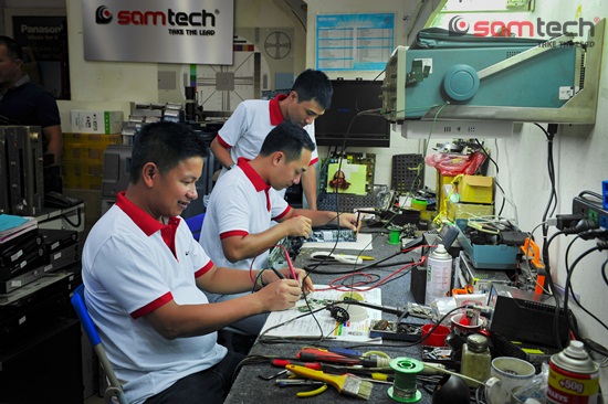 Trung tâm bảo hành Samtech tiếp nhận và sửa chữa dịch vụ