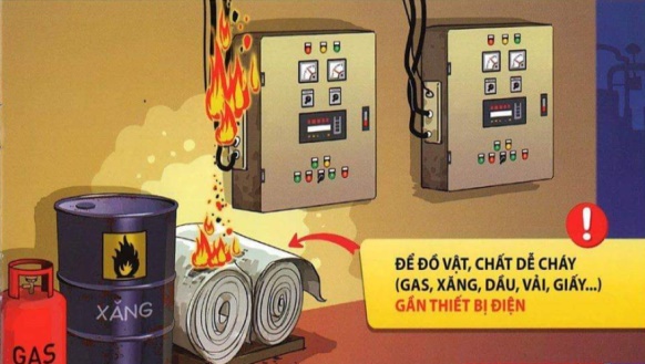 3. Kiểm tra các thiết bị dễ cháy nổ hoặc có nguy cơ sự cố
