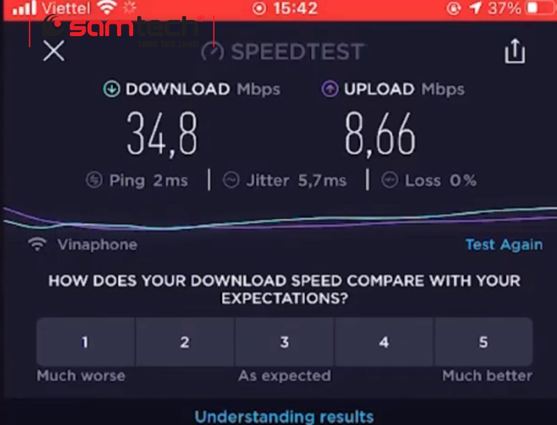 Cách kiểm tra tốc độ mạng khi lắp và sử dụng Camera IP Wifi