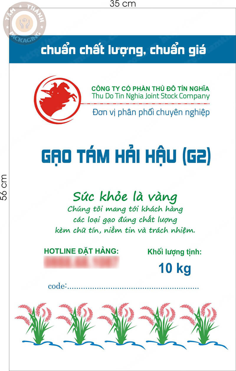 Bao PP Đựng Gạo 10kg