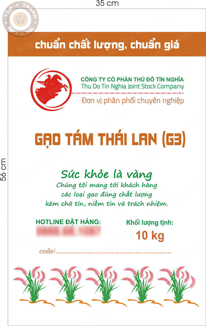 Bao PP Đựng Gạo 10kg