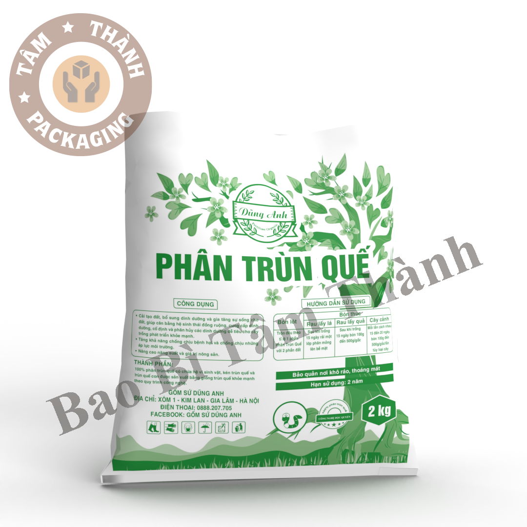 Bao Bì Phân Trùn Quế