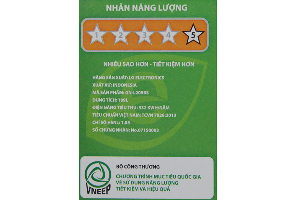 Tủ lạnh (205 lít)