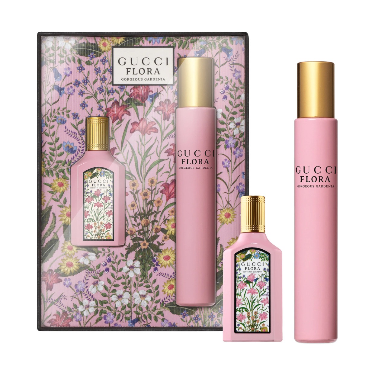 Gift Set Gucci Mini Flora Gorgeous Gardenia EDP 2pcs Linh Perfume