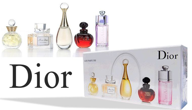 dior perfume set of 5