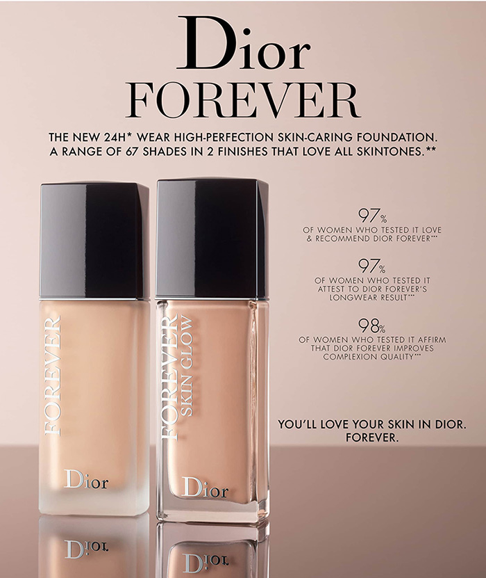 Kem Nền Dior Forever Skin Glow 24h Wear Radiant Perfection SkinCaring  Foundation  RS Nguyen  Luxury Brand Luxurious Life