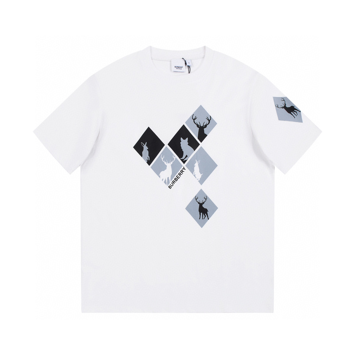 Burberry deer t shirt hot sale