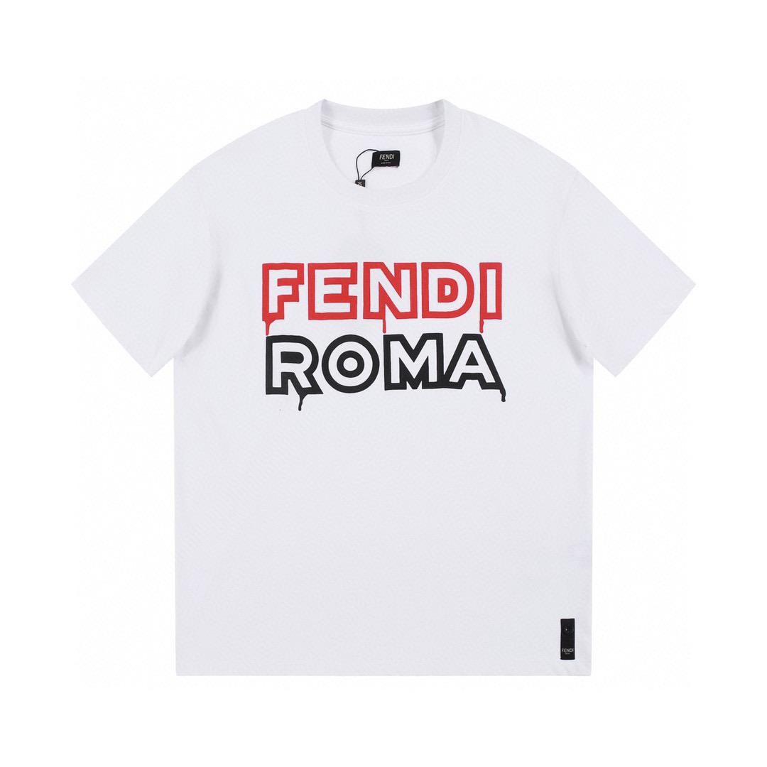 ÁO FENDI ROMA T SHIRT WHITE