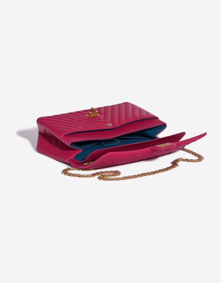 TÚI Chanel 2.55 Reissue 226 Calf Pink Blue