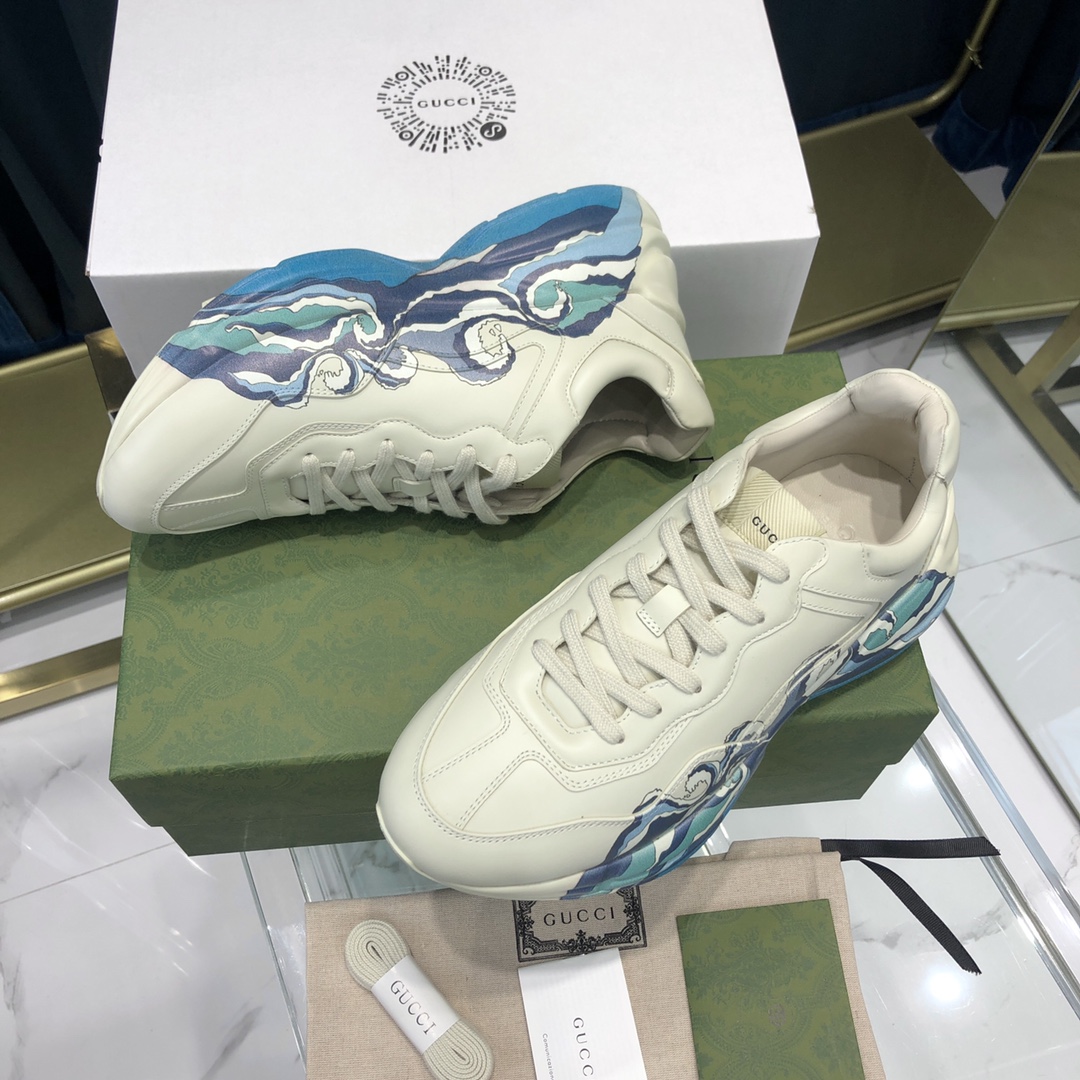 GIÀY GUCCI RHYTON GG ITALIA SNEAKERS SHOES UNISEX