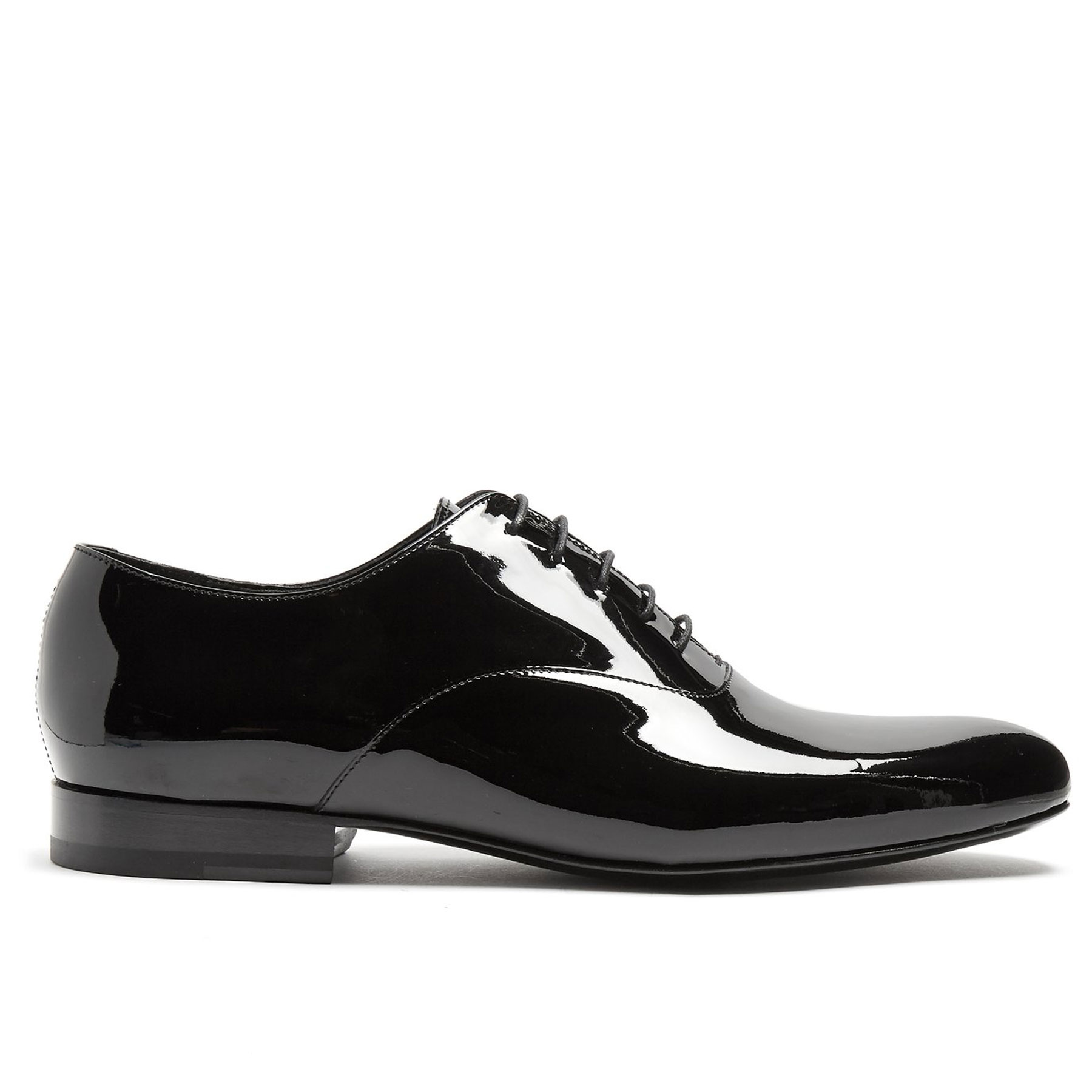 GIÀY VALENTINO Patent-leather oxford shoes