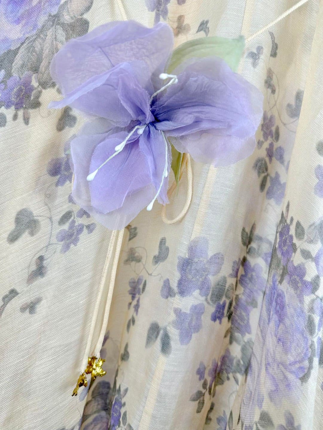 VÁY ZIMMERMANN IRIS Flower Vintage Dress High Classy Hoa Diên Vĩ