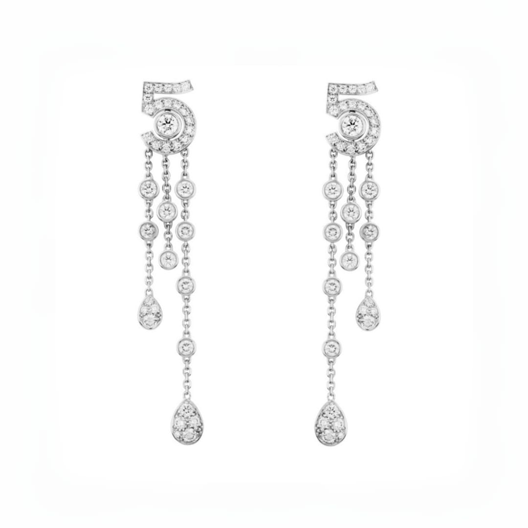 HOA TAI CHANEL No5 COCO DIAMOND SILVER