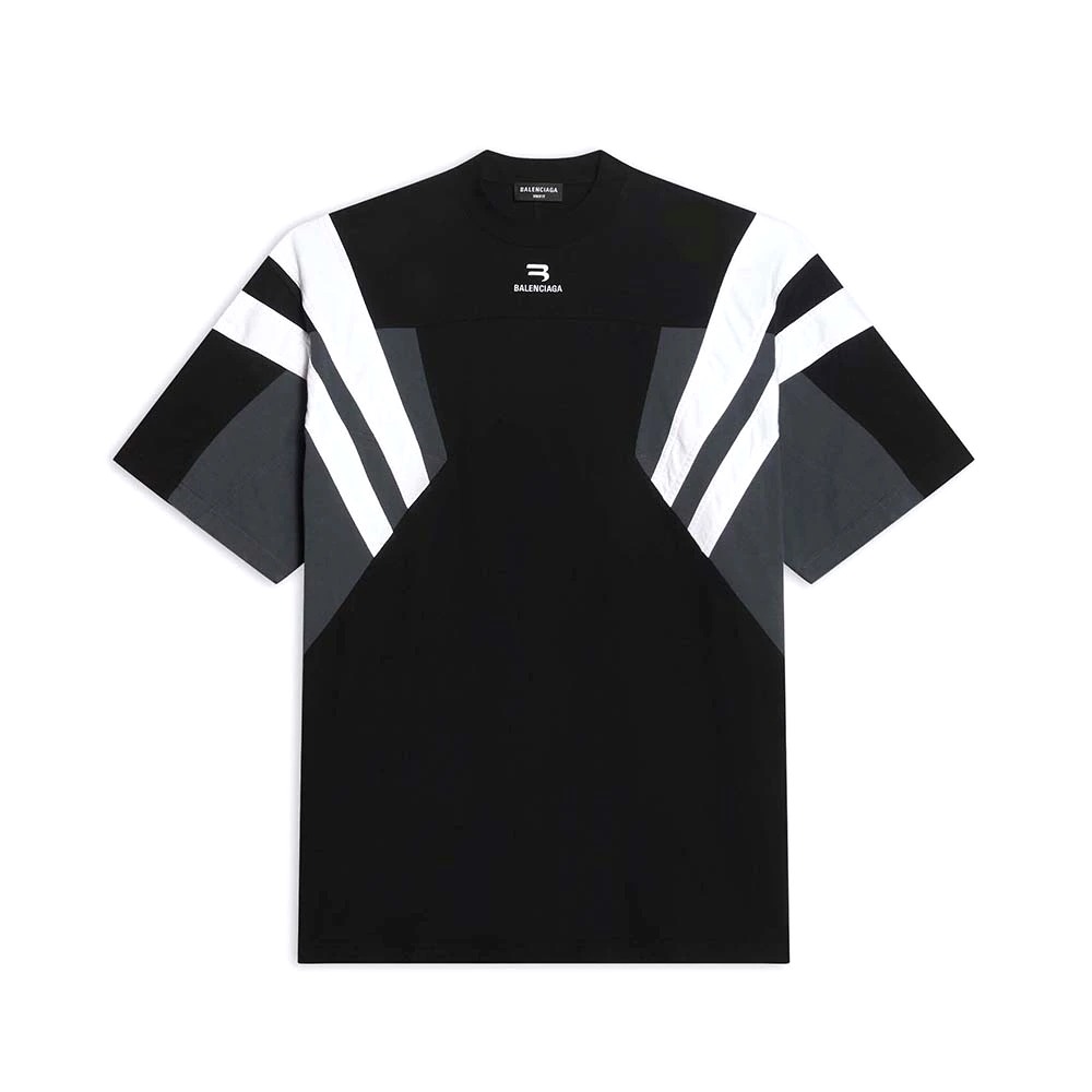 ÁO BALENCIAGA Men Sporty B Tracksuit T-Shirt in Black
