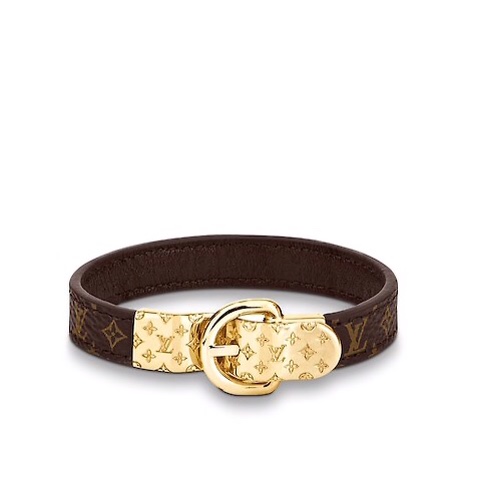 VÒNG TAY DA LOUIS VUITTON FASTEN YOUR LV BRACELET