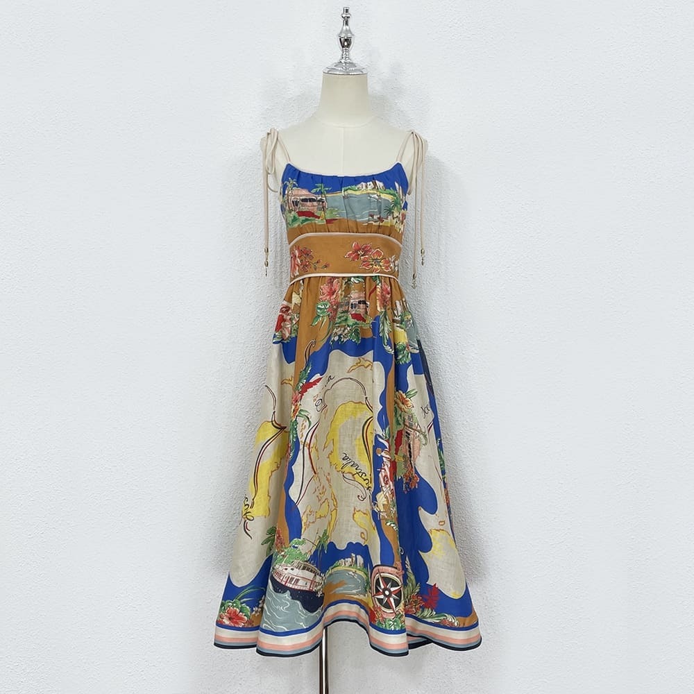 VÁY ZIMMERMANN Flower Vintage Dress High Classy