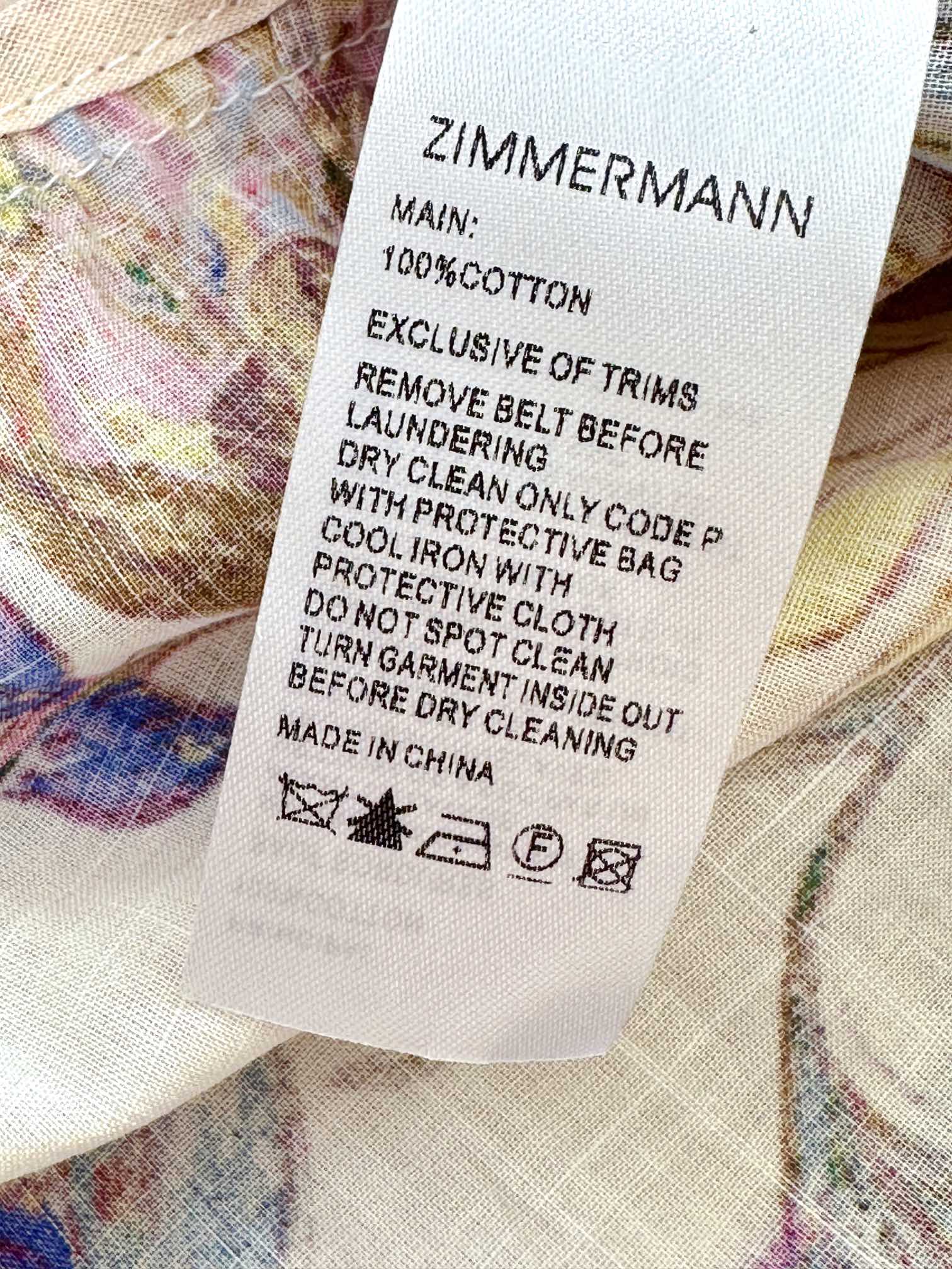 VÁY ZIMMERMANN Flower Vintage Dress