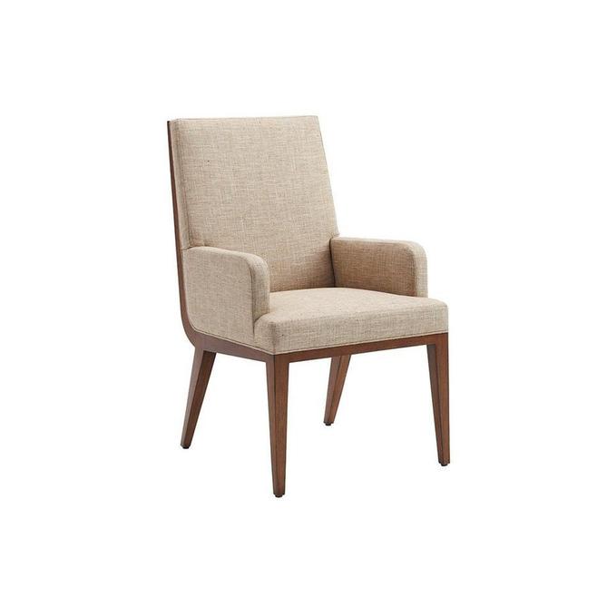 GHẾ LEXINGTON CANVAS & GENUINE LEATHER UPHOLSTERED ARM CHAIR