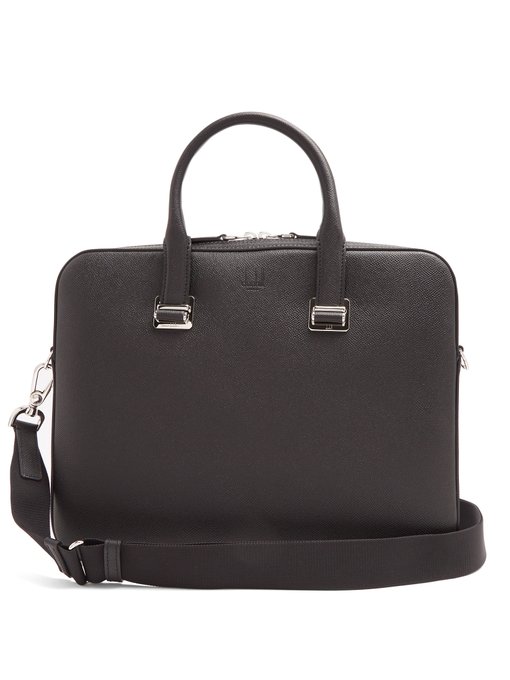 CẶP DA CÔNG SỞ DUNHILL Cadogan grained-leather briefcase