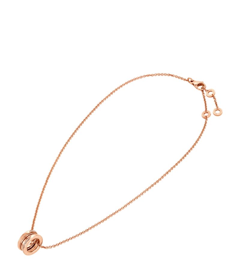 Vòng cổ BVLGARI Rose Gold B.Zero1 Necklace vàng hồng 18K