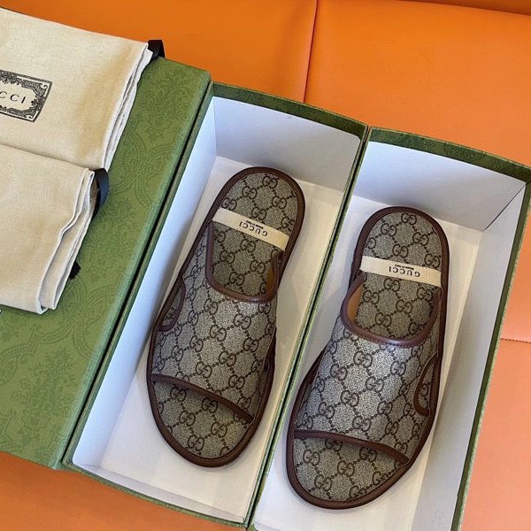 DÉP GUCCI GG CANVAS UNISEX SLIPPER