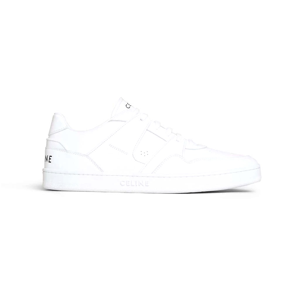 GIÀY CELINE Trainer Low Lace-up Sneaker in Calfskin-White