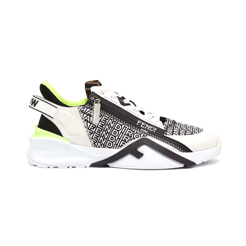 GIÀY Fendi Flow White Nylon Fendi by Marc Jacobs Running Sneakers