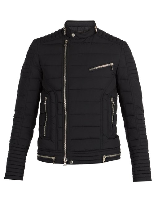 ÁO BALMAIN  Quilted down biker jacket