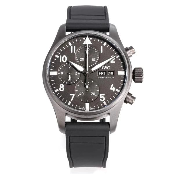 Đồng hồ IWC SCHAFFHAUSEN AMG BLACK Automatic mặt số màu xám