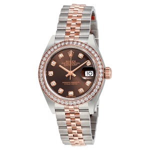 ĐỒNG HỒ ROLEX Lady Datejust Chocolate Diamond Dial Automatic Watch