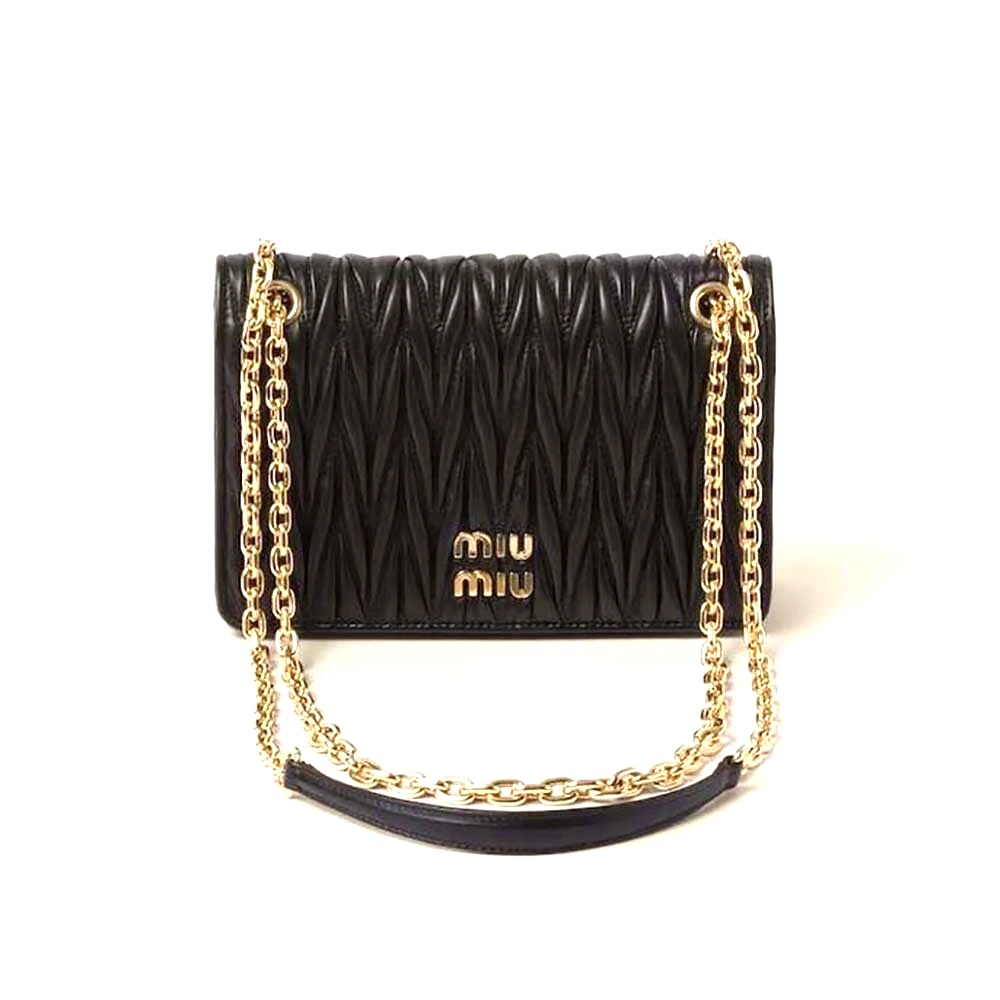 Ví Miu Miu Women Matelassé Nappa Leather Mini-bag-Black