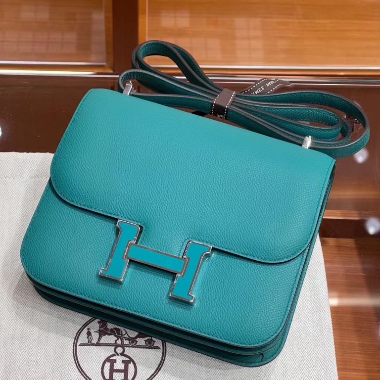 TÚI HERMES Constance Bleu Paon Epsom 19CM(giá liên hệ)
