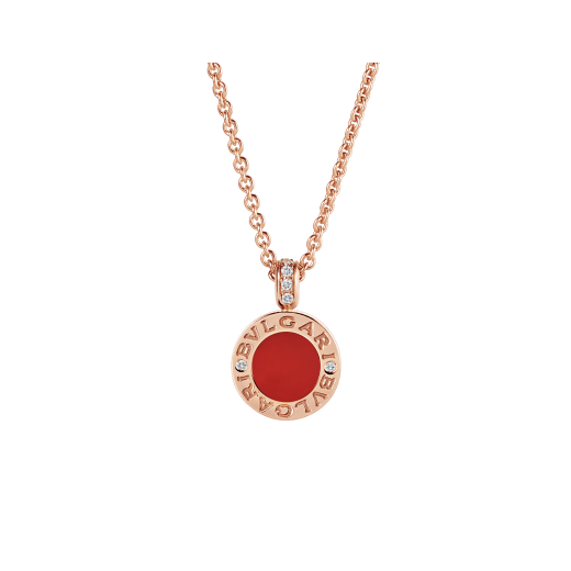 DÂY CHUYỀN BULGARI DIVAS’ DREAM CARNELIAN & M.O.P DIAMOND 18K ROSE GOLD