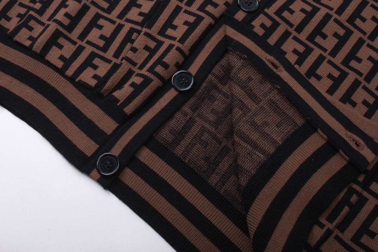 ÁO FENDI Cashmere Brown Sweater