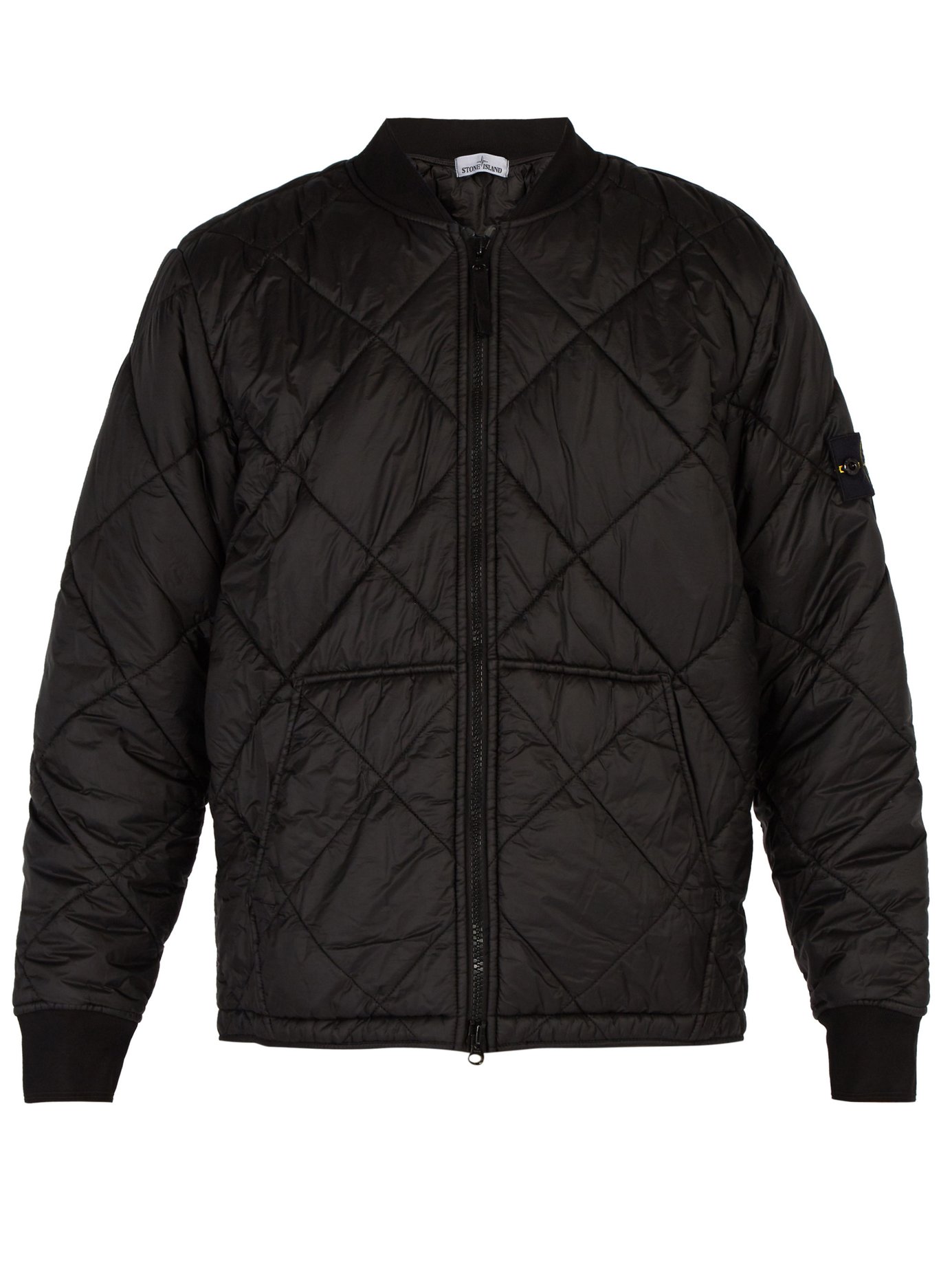 ÁO STONE ISLAND  Quilted ripstop bomber jacket