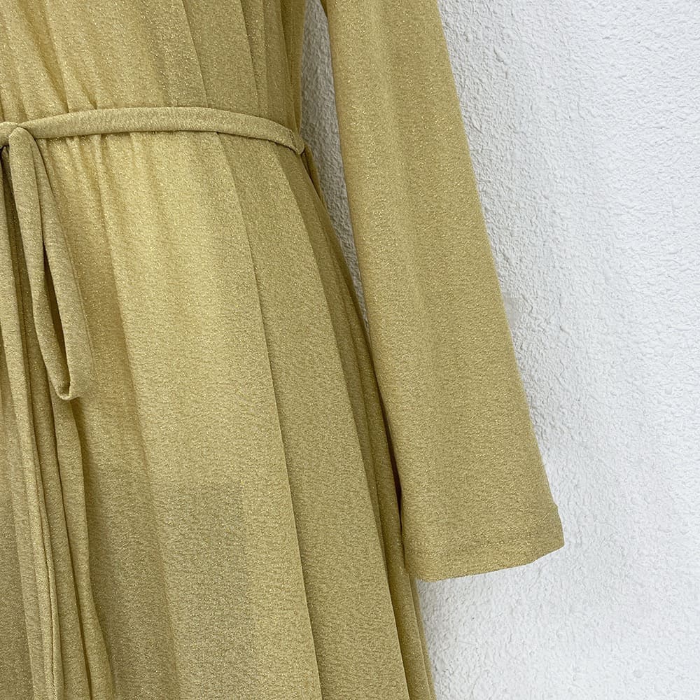 VÁY ZIMMERMANN Gold Glitter Vintage Dress High Classy