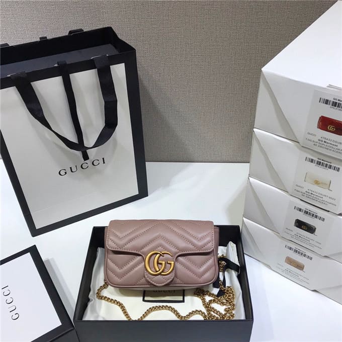 TÚI Gucci GG marmont super mini bag pink Top Quality