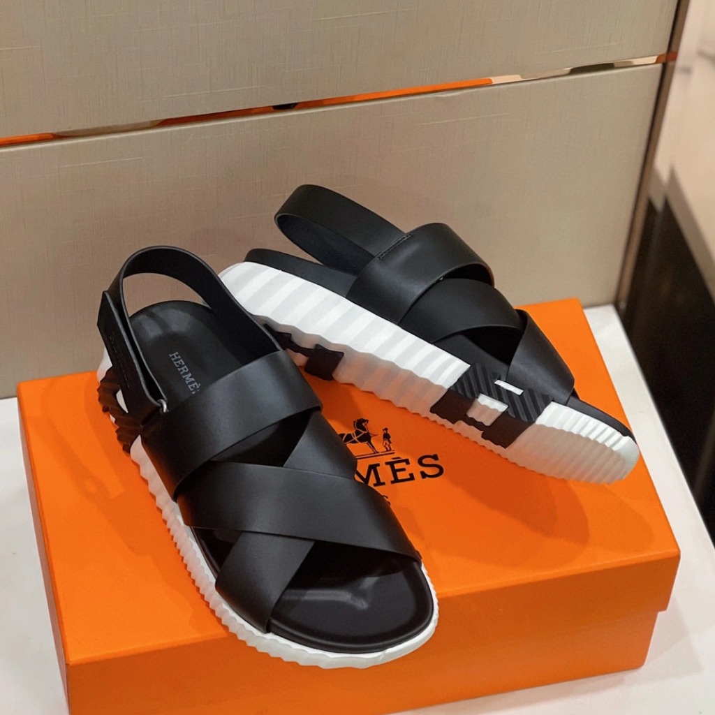 DÉP HERMES Electric sandal Black