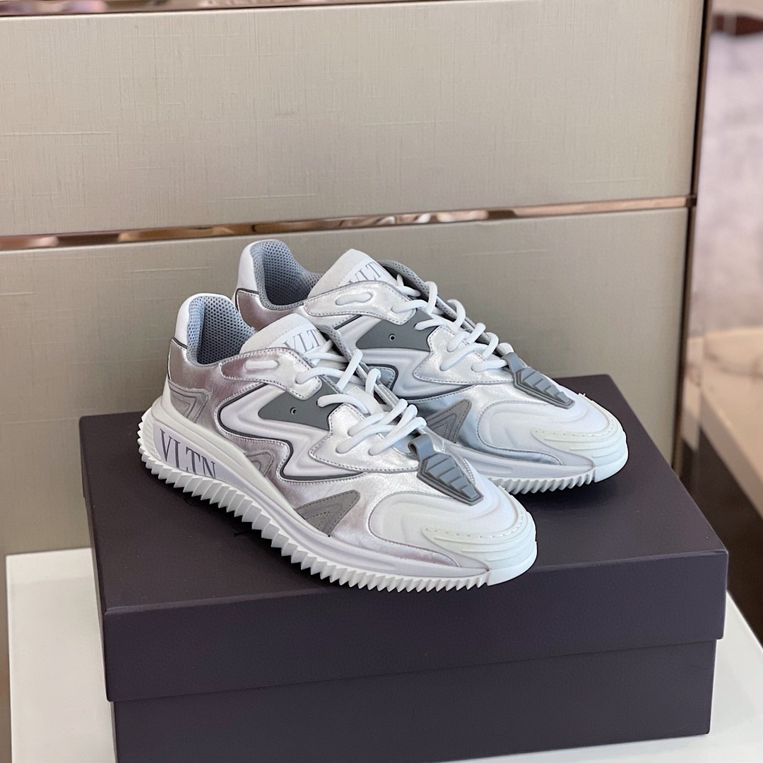 GIÀY VALENTINO VLTN LEATHER SNEAKER SHOES AAA