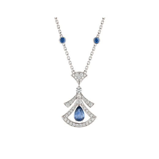 DÂY CHUYỀN BULGARI DIVAS’ DREAM BLUE SAPPHIRE DIAMOND 18K WHITE GOLD