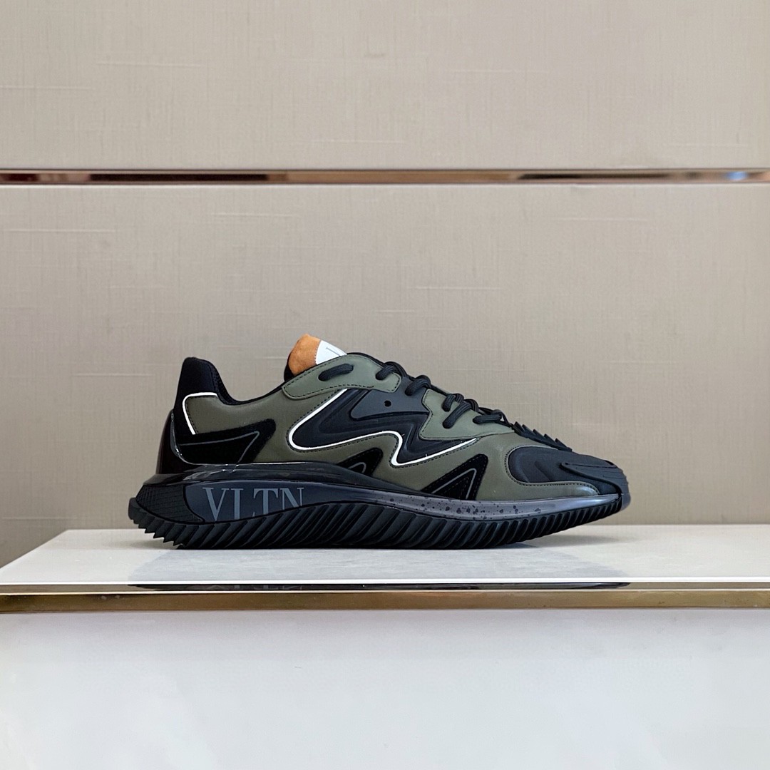 GIÀY VALENTINO VLTN LEATHER SNEAKER SHOES AAA