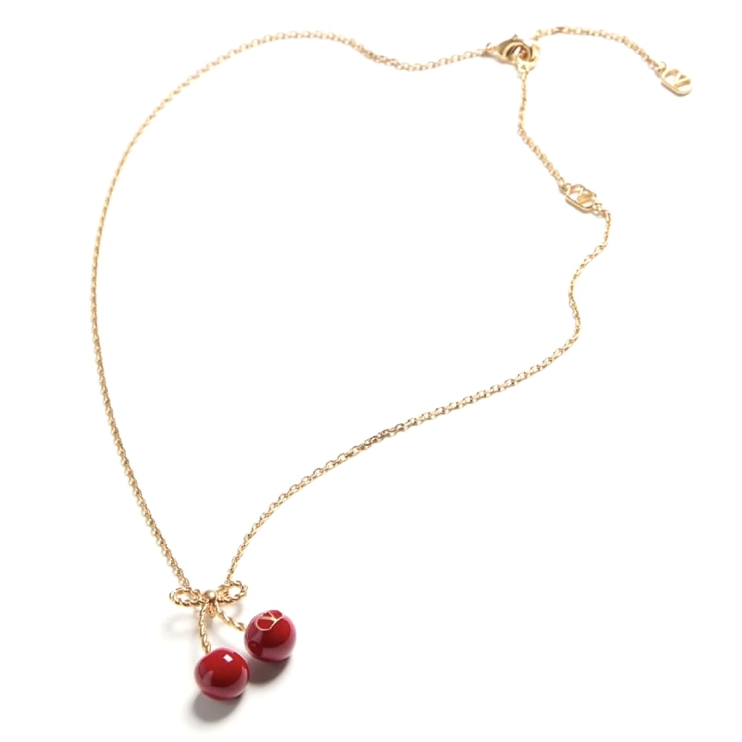DÂY CHUYỀN VALENTINO GARAVANI RED PEACH PENDANT