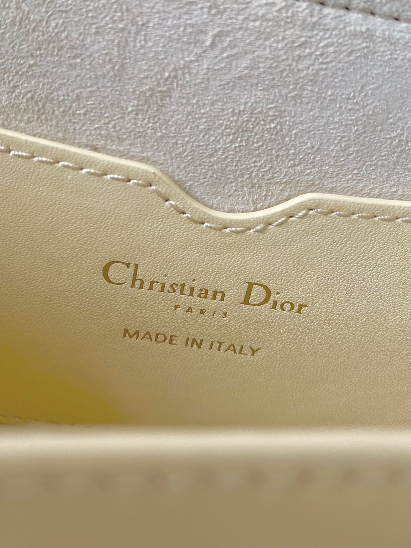 TÚI Dior Women Bobby East-West Bag Box Calfskin-Yellow Top Quality