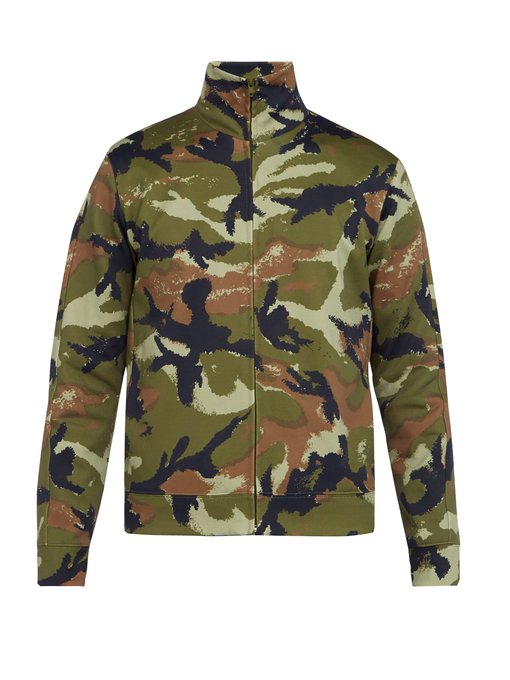 ÁO VALENTINO  Camo Art-print track top