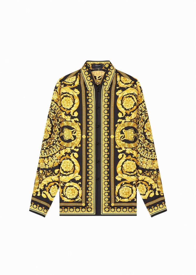 ÁO VERSACE BAROCCO SILK SHIRT SS2022