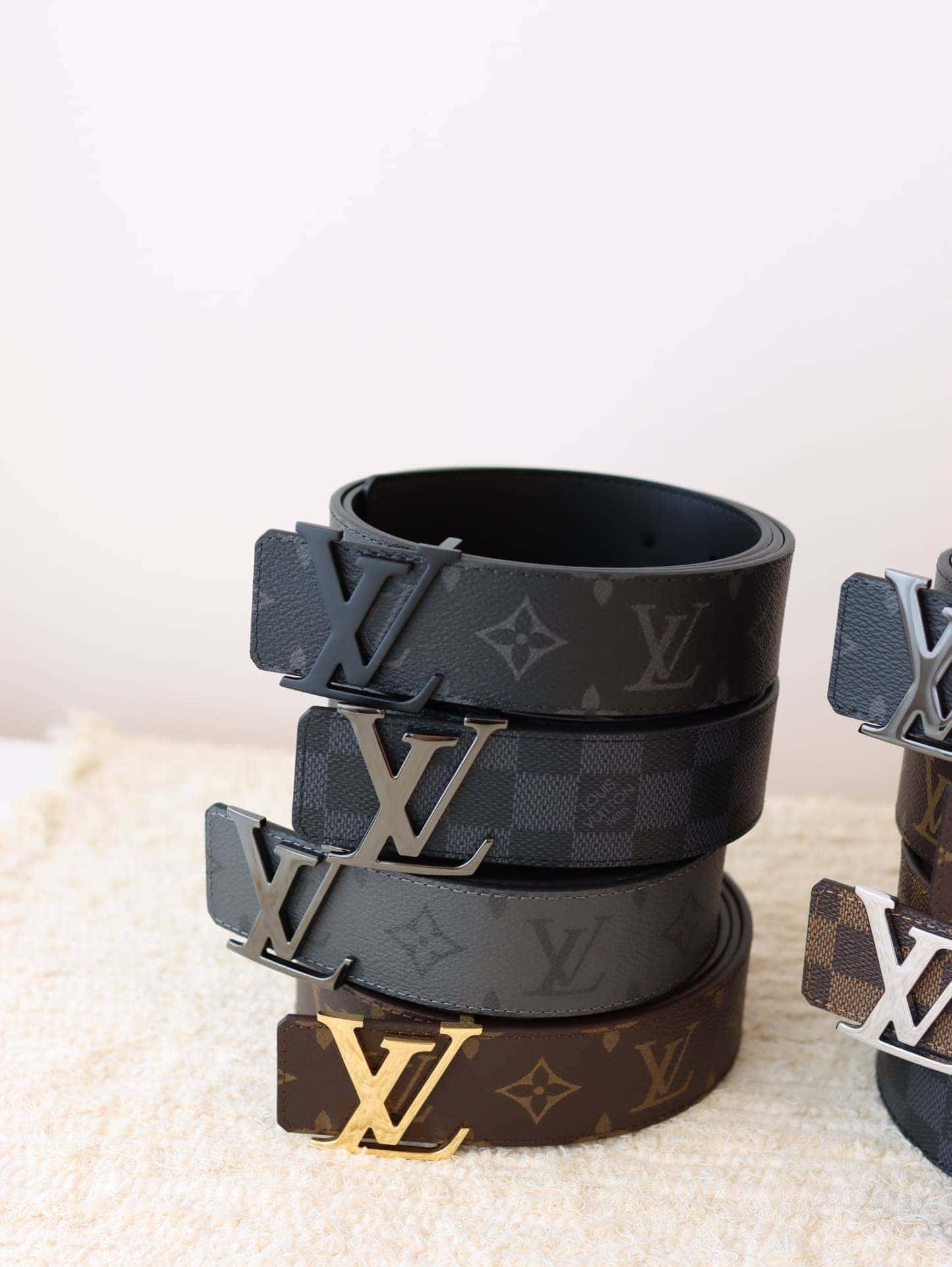 DÂY LƯNG LOUIS VUITTON LV BROWN MONOGRAM Khóa vàng