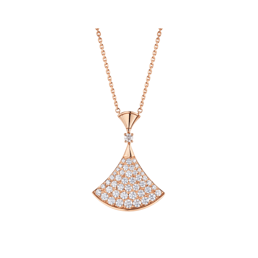 DÂY CHUYỀN BULGARI DIVAS’ DREAM PAVE' DIAMOND 18K ROSE GOLD